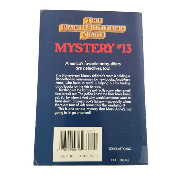 Vintage Baby-Sitters Club Mystery #13 - Picture 2 of 4